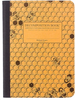 Item #153136 Decomposition Honeycomb College Ruled Composition Notebook - 9.75 x 7.5 Journal with...